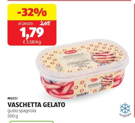 MUCCI VASCHETTA GELATO