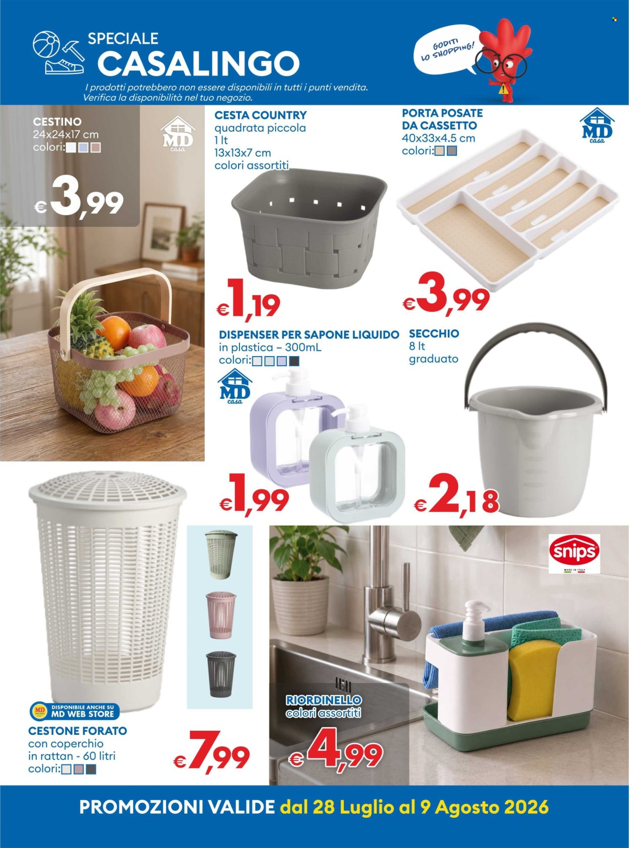Volantino MD Discount - 28/7/2026 - 9/8/2026. Pagina 24