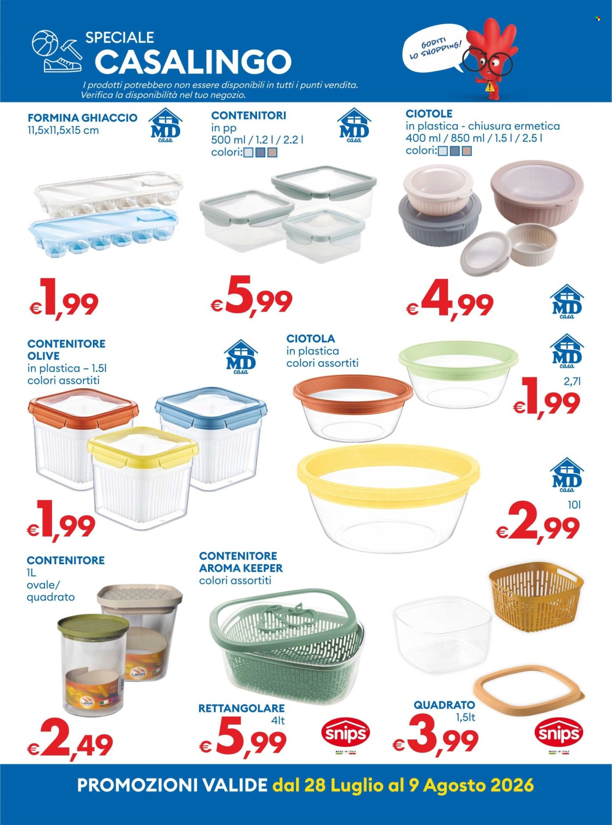 Volantino MD Discount - 28/7/2026 - 9/8/2026. Pagina 26