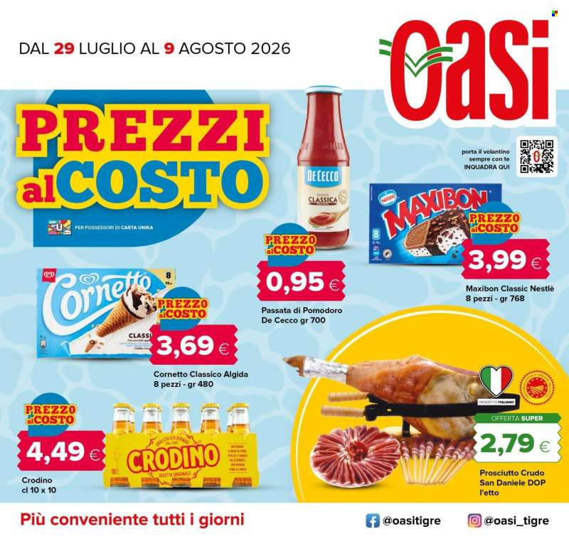 Volantino Oasi - 29/7/2026 - 9/8/2026.