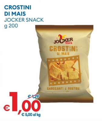 CROSTINI DI MAIS