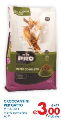 CROCCANTINI PER GATTO