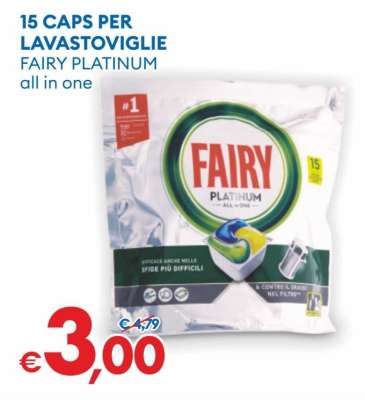15 CAPS PER LAVASTOVIGLIE