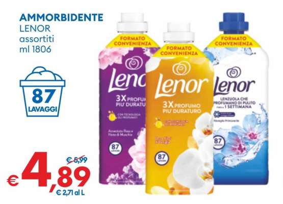 AMMORBIDENTE LENOR assortiti