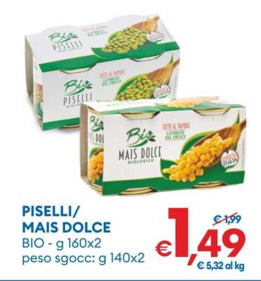 PISELLI/ MAIS DOLCE
