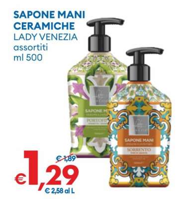 SAPONE MANI CERAMICHE