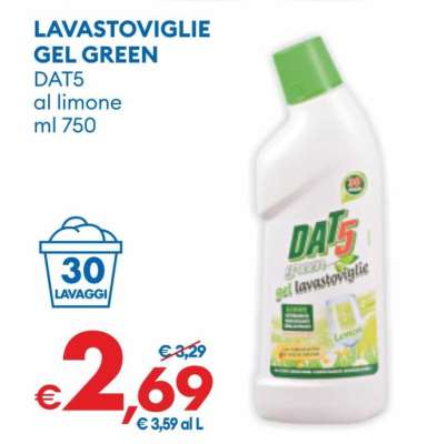 LAVASTOVIGLIE GEL GREEN