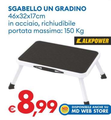 SGABELLO UN GRADINO