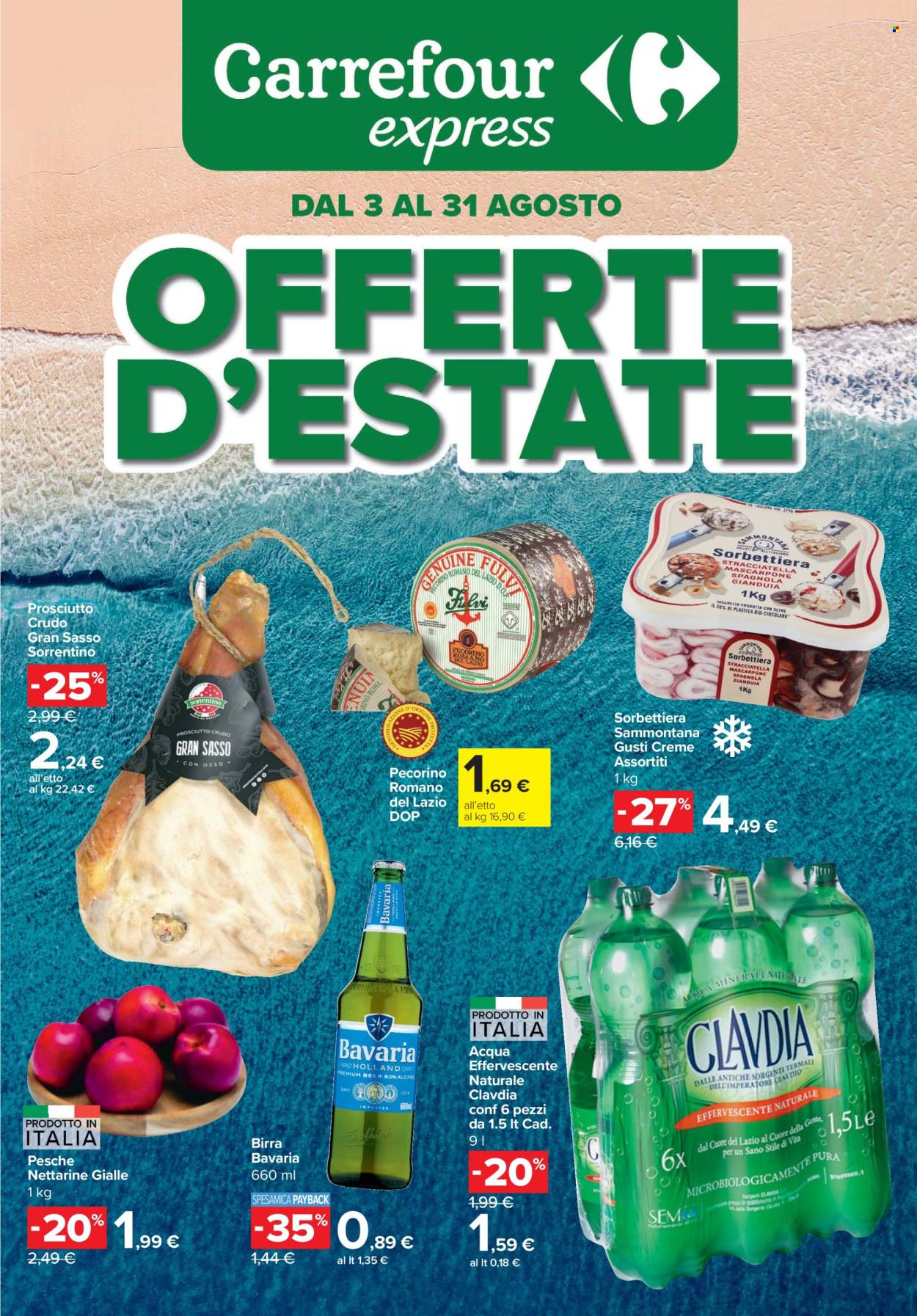 Leták Carrefour - 3.8.2026 - 31.8.2026. Strana 1