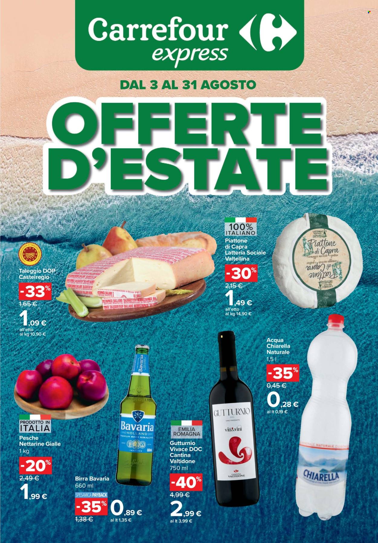 Leták Carrefour - 3.8.2026 - 31.8.2026. Strana 1