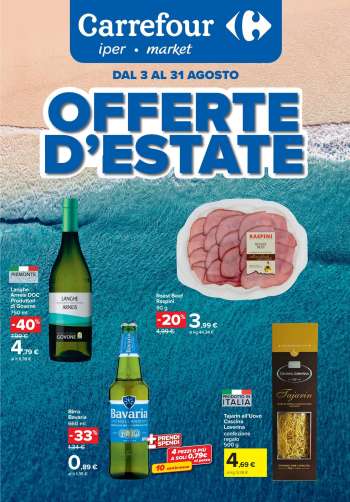 Volantino Carrefour - 3/8/2026 - 31/8/2026.