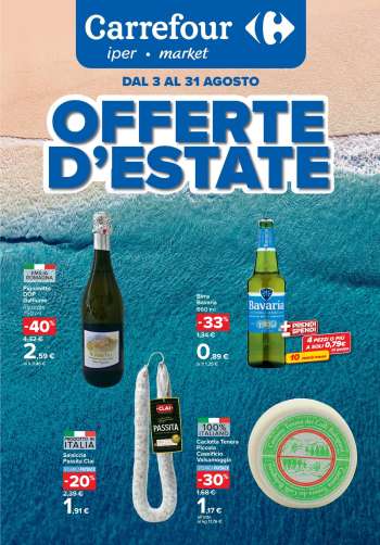 Volantino Carrefour - 3/8/2026 - 31/8/2026.