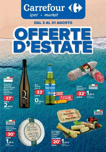 Volantino Carrefour - 3/8/2026 - 31/8/2026.