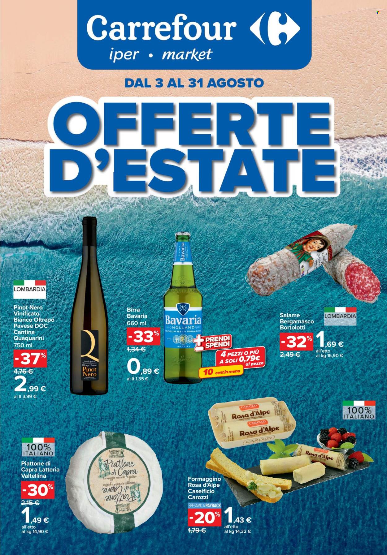 Leták Carrefour - 3.8.2026 - 31.8.2026. Strana 1