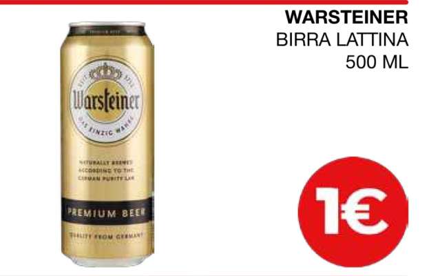 WARSTEINER BIRRA LATTINA