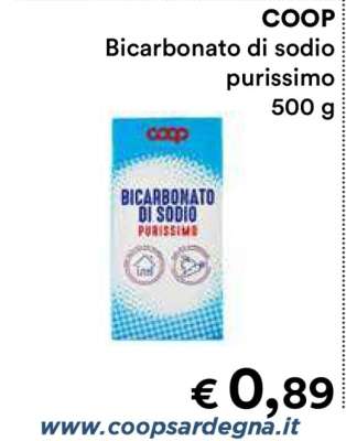 COOP Bicarbonato di sodio purissimo 500 g