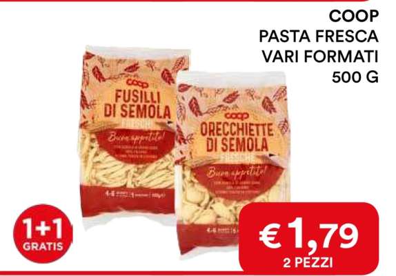 COOP Pasta Fresca Vari Formati