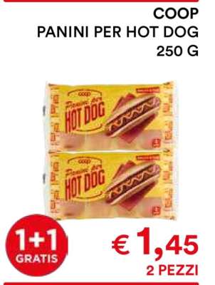 COOP PANINI PER HOT DOG