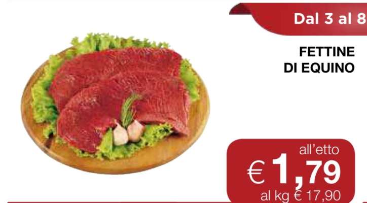Fettine di equino