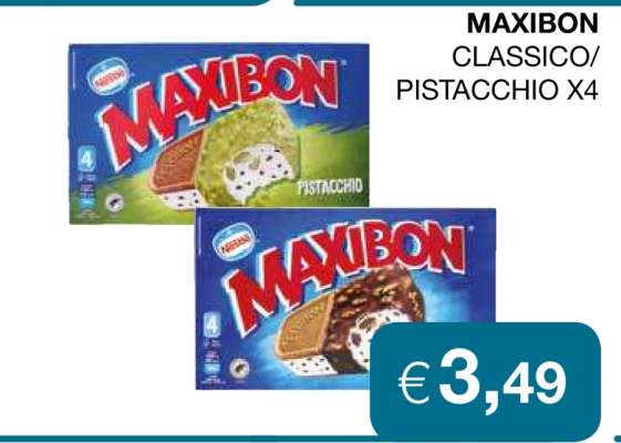 MAXIBON CLASSICO/PISTACCHIO X4
