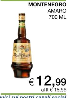 MONTENEGRO AMARO 700 ML
