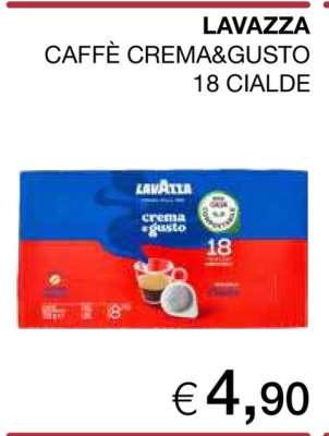 LAVAZZA CAFFÈ CREMA&GUSTO 18 CIALDE