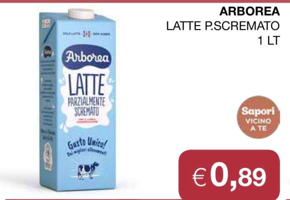 ARBOREA LATTE P.SCREMATO 1 LT