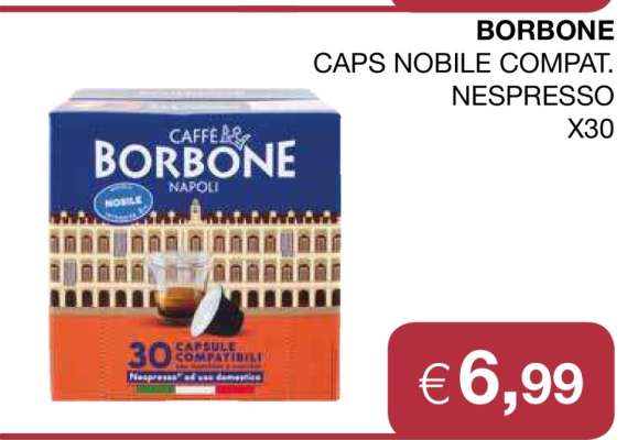 BORBONE CAPS NOBILE COMPAT. NESPRESSO X30