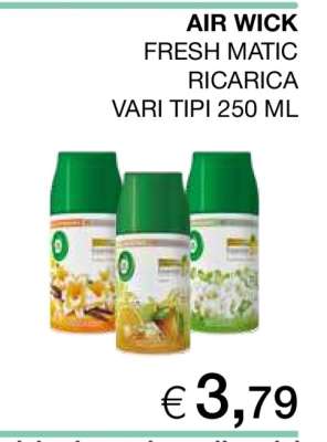 AIR WICK Fresh Matic Ricarica