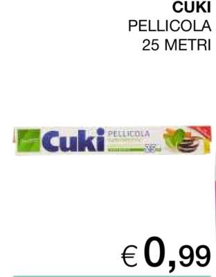 CUKI PELLICOLA 25 METRI