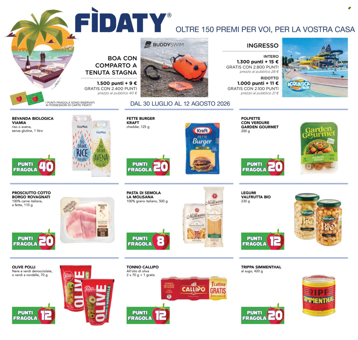 Volantino Esselunga - 30/7/2026 - 12/8/2026. Pagina 1
