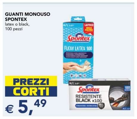 GUANTI MONOUSO SPONTEX