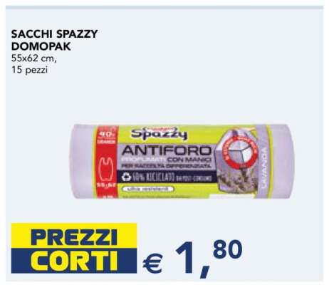 SACCHI SPAZZY DOMOPAK