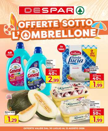 Volantino Despar - 30/7/2026 - 12/8/2026.