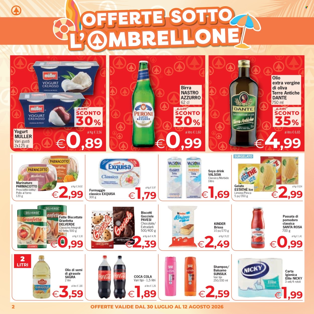 Volantino Eurospar - 30/7/2026 - 12/8/2026. Pagina 2