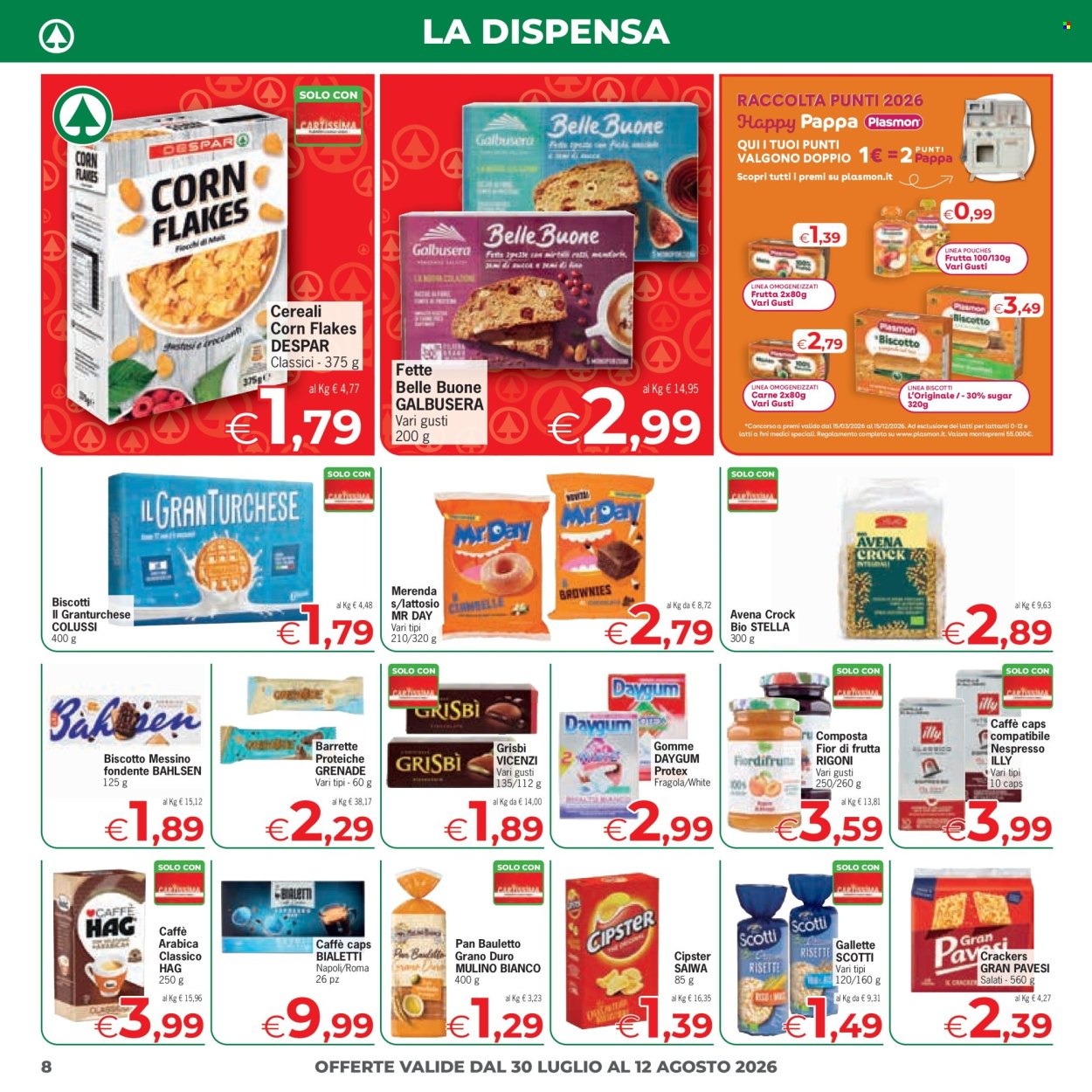 Volantino Eurospar - 30/7/2026 - 12/8/2026. Pagina 8