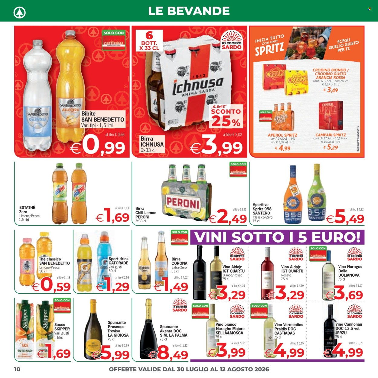 Volantino Eurospar - 30/7/2026 - 12/8/2026. Pagina 10