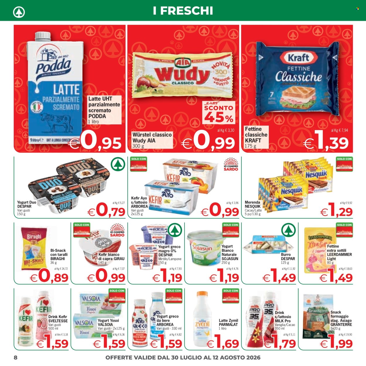 Volantino Eurospar - 30/7/2026 - 12/8/2026. Pagina 8
