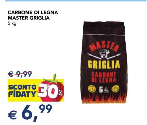 CARBONE DI LEGNA MASTER GRIGLIA