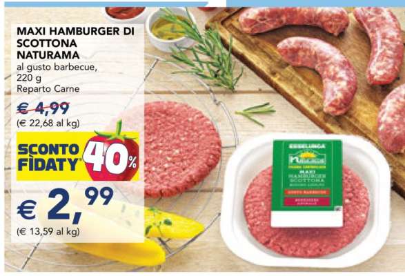 MAXI HAMBURGER DI SCOTTONA NATURAMA