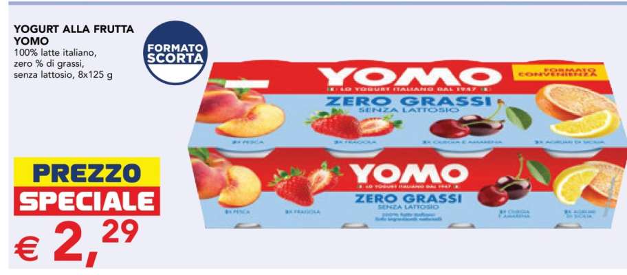 YOGURT ALLA FRUTTA YOMO