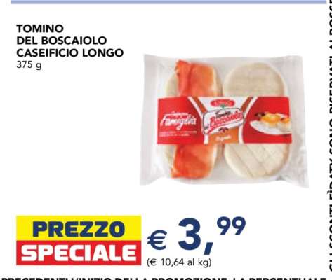 TOMINO DEL BOSCAIOLO CASEIFICIO LONGO