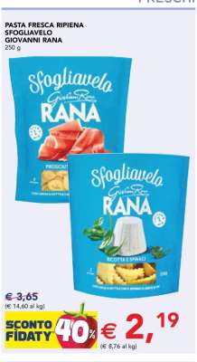 Pasta Fresca Ripiena Sfogliavelo Giovanni Rana