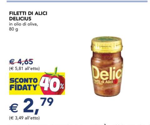 FILETTI DI ALICI DELICIOUS