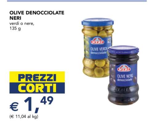 OLIVE DENOCCIOLATE NERI
