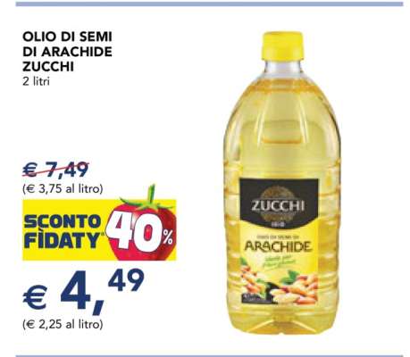 OLIO DI SEMI DI ARACHIDE ZUCCHI