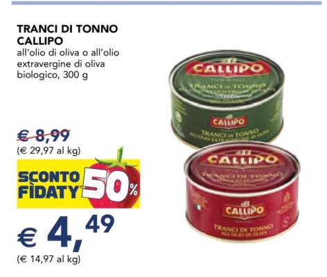 TRANCI DI TONNO CALLIPO