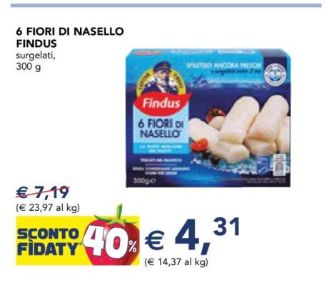 6 FIORI DI NASELLO FINDUS