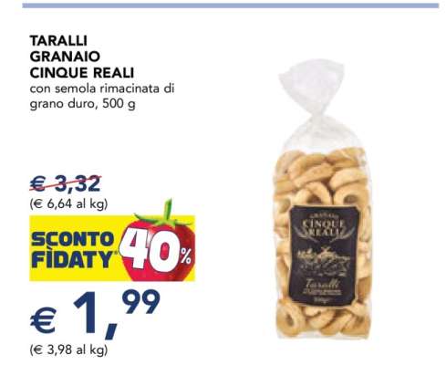 TARALLI GRANAIO CINQUE REALI