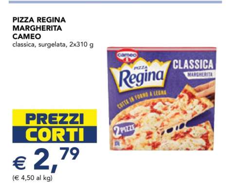 Pizza Regina Margherita Cameo